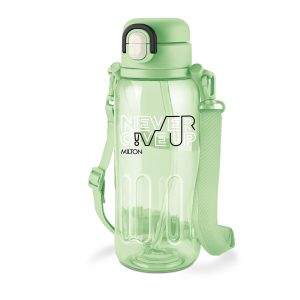 MILTON Regan 1000 2-in-1 Lid Sip or Gulp Water Bottle 1 ltr | Sturdy Handle And Strap | BPA Free| Food-Grade | One-Touch Open | Leak-Proof | Ideal for Office, School, College, Gym, White